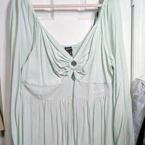 Mint Green Flowy Dress